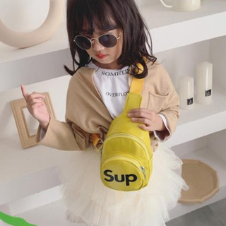 Túi đeo chéo mini chữ SUP đa màu nhẹ thời trang nhỏ gọn đựng đồ cá nhân cho bé khi đi học đi chơi