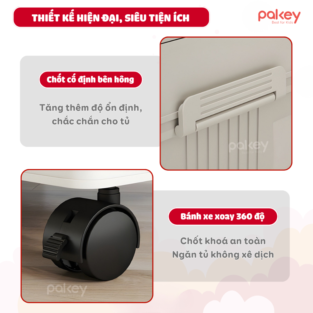 [HỎA TỐC] Tủ Nhựa Gấp Gọn Có Ngăn Treo Kính Trong Hiện Đại, Tủ Đựng Đồ Đa Năng Có Kèm Bánh Xe Di Chuyển Tiện Lợi