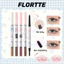 FLORTTE Bút kẻ bọng mắt 2 đầu Flortte Peng Peng Princess(4 Màu)