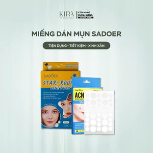 Miếng dán mụn kiêm che phủ khuyết điểm SADOER giúp che mụn tự nhiên và thẩm mỹ.