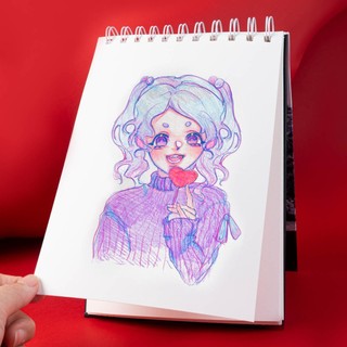 [Giảm 10K] Sổ Vẽ Đa Chất Liệu Global Art 72 Trang,190gsm, Sketchbook Thăng Long Quốc Giám 2 Mặt Vân Mịn, Không Kỵ Tẩy