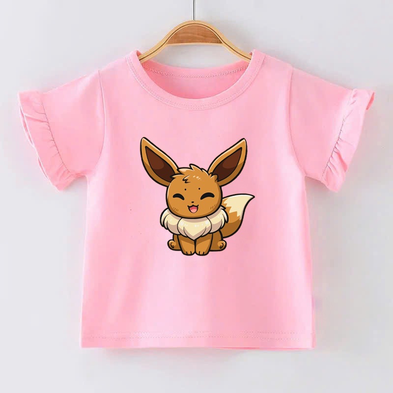 👕 Áo Thun Bé Gái mềm mịn thoáng mát in hình dễ thương 👕 AT521