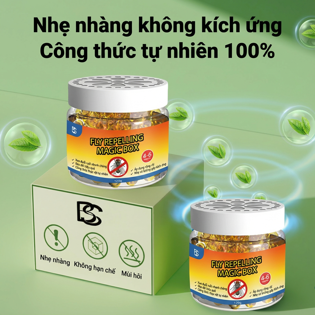 Mua 2 tặng 3💥 Đuổi ruồi, đuổi ruồi giấm, diệt ruồi Công thức mới nhất từ Nhật Bản, an toàn cho người và thú cưng