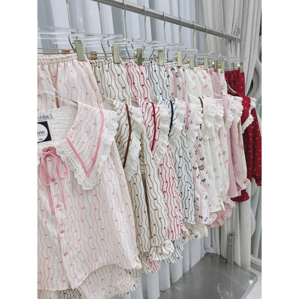 DD Cổ Nhọn Tiểu Thư Bảng Màu Mới Xinh