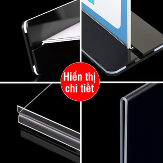 Bảng giá mica A4 A5 A6 – Kệ bảng giá mica để bàn cho quán cà phê, trà sữa, quán nước