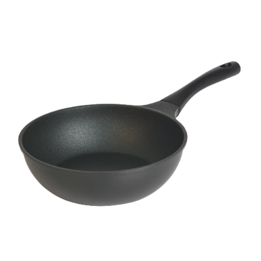 Chảo sâu đúc đáy từ Happycook All Black 28cm TBWP-28IH -Bảo hành chính hãng 6 tháng