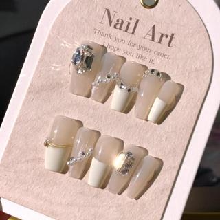 Nailbox thiết kế đính đá fen đầu móng đơn giản M225