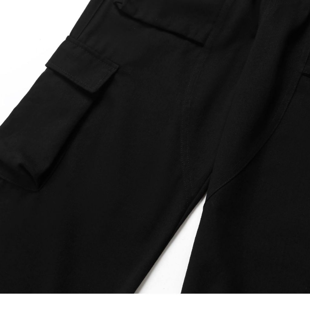 Quần Cargo kaki túi hộp 3KMENSWEAR, Quần Dài jean from uNIsex dáng suông form 45-85kg Có Túi