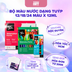 Bộ Màu Nước Dạng Tuýp Cao Cấp Mont Marte Signature 12/18/24 Màu x 12ml