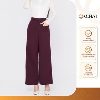 Quần Ống Rộng 𝐂𝐂𝐇𝐀𝐓 Dáng Suông Công Năng Kinstan Chất Liệu Tuytsi Bề Mặt Đũi 25QDD2021ST