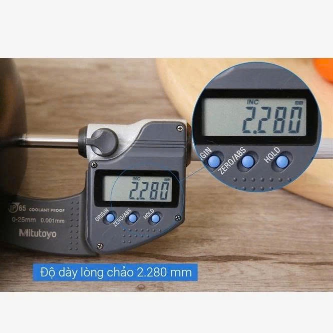 Chảo chống dính đáy từ Happycook OSWP - Hàng chính hãng