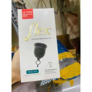 Cốc nguyệt san có thể tái sử dụng Có khóa kéo tiện lợi-Flex Menstrual Cup - Full Fit