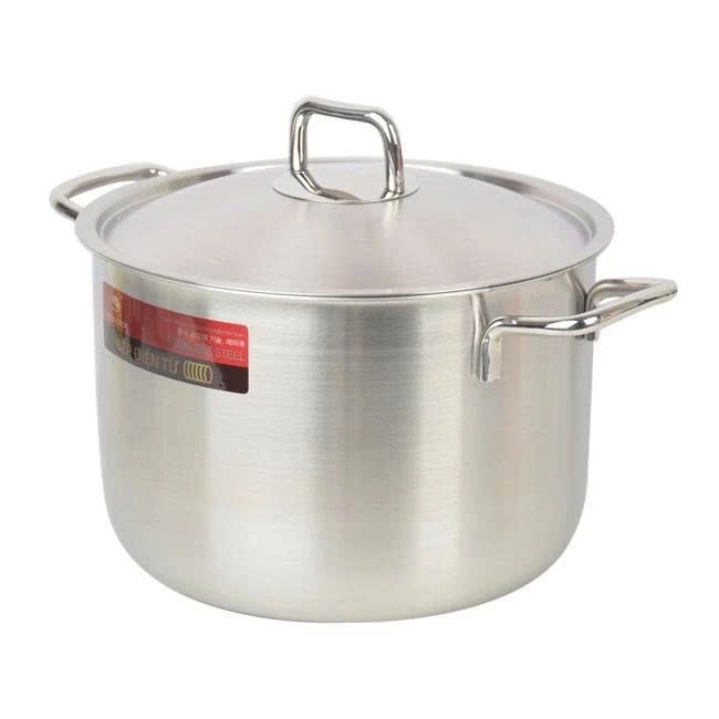 Nồi inox 3 lớp Happycook Alvar nắp kiếng - Hàng chính hãng