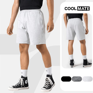 Quần đùi cotton, quần Short Nam New French Terry V2 co giãn cạp chun có khoá kéo thoáng mát Coolmate