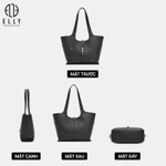 [TẶNG QUÀ TRUNG THU 599K] Túi xách nữ da thật cao cấp ELLY ET222 túi đeo chéo đeo vai xách tay 3 trong 1 dễ phối đồ — ảnh 4