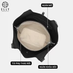 [TẶNG QUÀ TRUNG THU 599K] Túi xách nữ da thật cao cấp ELLY ET222 túi đeo chéo đeo vai xách tay 3 trong 1 dễ phối đồ — ảnh 5