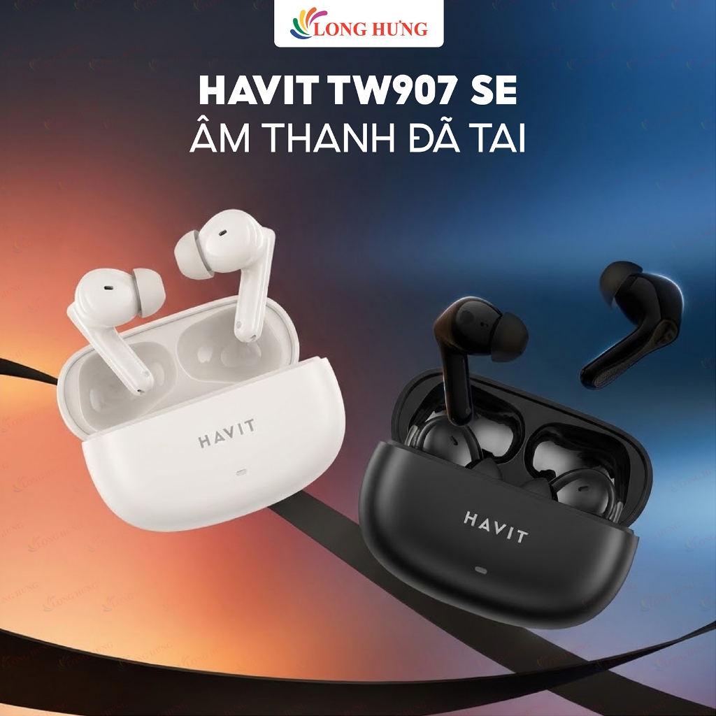 Tai nghe Bluetooth True Wireless Havit TW907 SE - Hàng chính hãng | BigBuy360 - bigbuy360.vn
