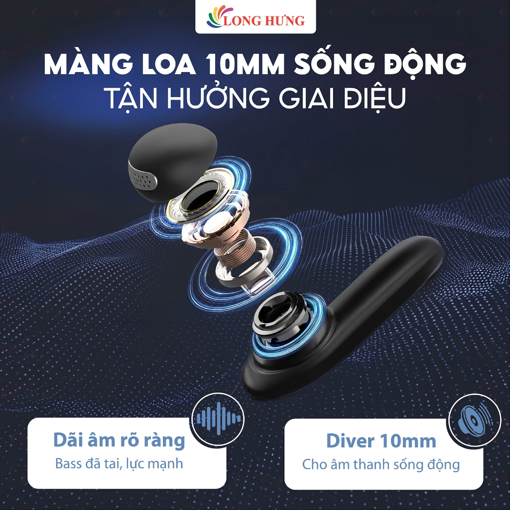 Tai nghe Bluetooth True Wireless Havit TW907 SE - Hàng chính hãng | BigBuy360 - bigbuy360.vn