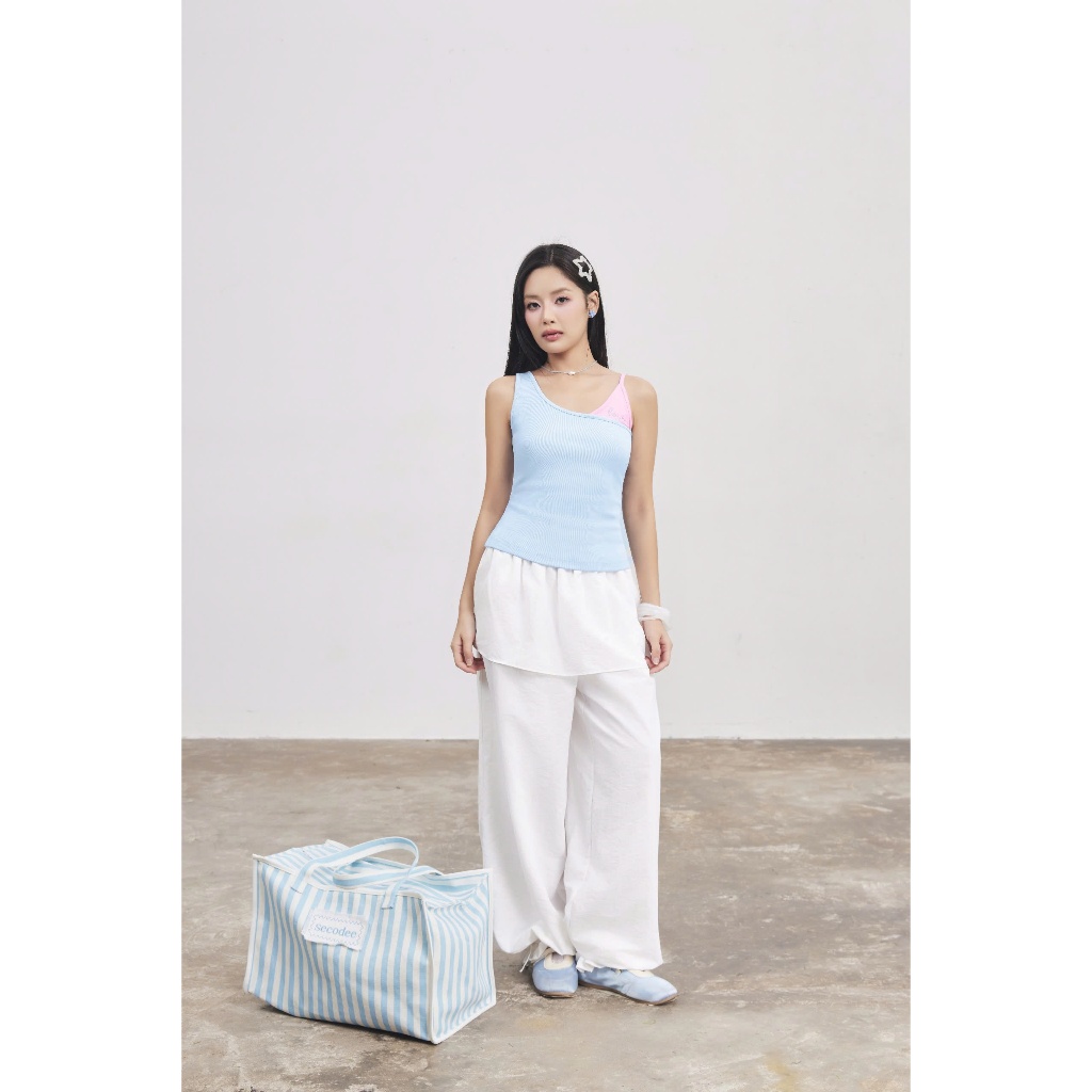 Quần Nữ LATIFF PANTS Freesize Phối Tà Váy Năng Động SECODEE