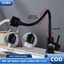 vòi rửa bát vòi nước bồn, Vòi nước bằng thép không gỉ xoay 360°,Chén 2 Chế Độ Xoay