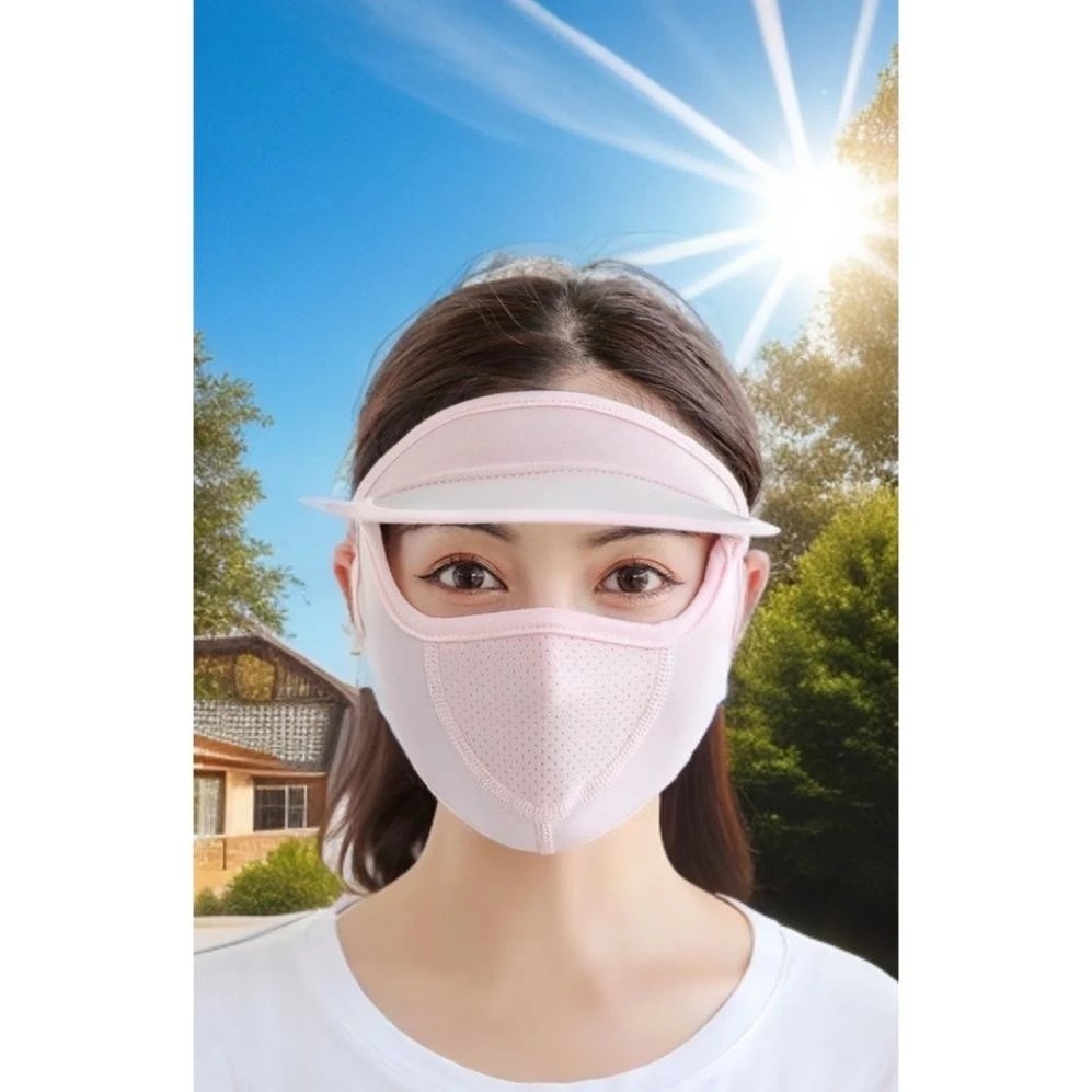 [Peinn] Khẩu trang vải toàn mặt chống nắng có lưỡi che chống UV thời trang