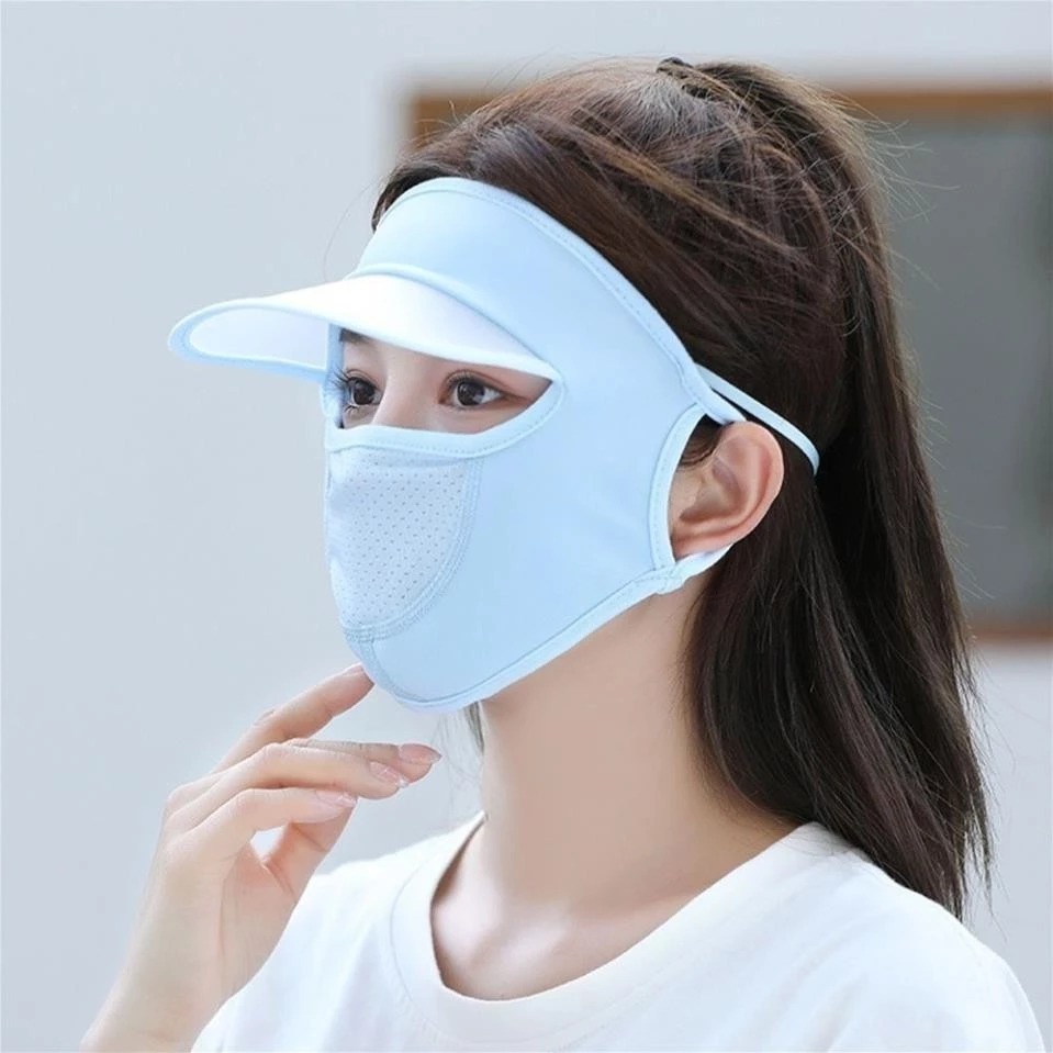 [Peinn] Khẩu trang vải toàn mặt chống nắng có lưỡi che chống UV thời trang