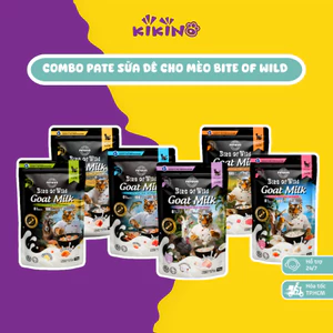 Pate Mèo Bite of Wild - Công thức sữa dê, Bổ sung Omega-3, Protein từ thịt tươi - Gói 70g
