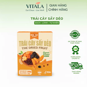 Trái Cây Xoài Sấy Dẻo Hộp 200g Vitala F&B