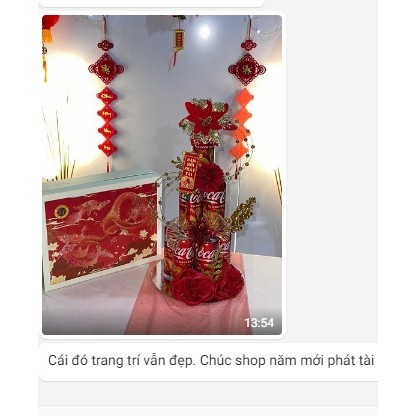 SET PHỤ KIỆN TRANG TRÍ THÁP NƯỚC TẾT mẫu 6 (hoa, phụ kiện màu ngẫu nhiên)