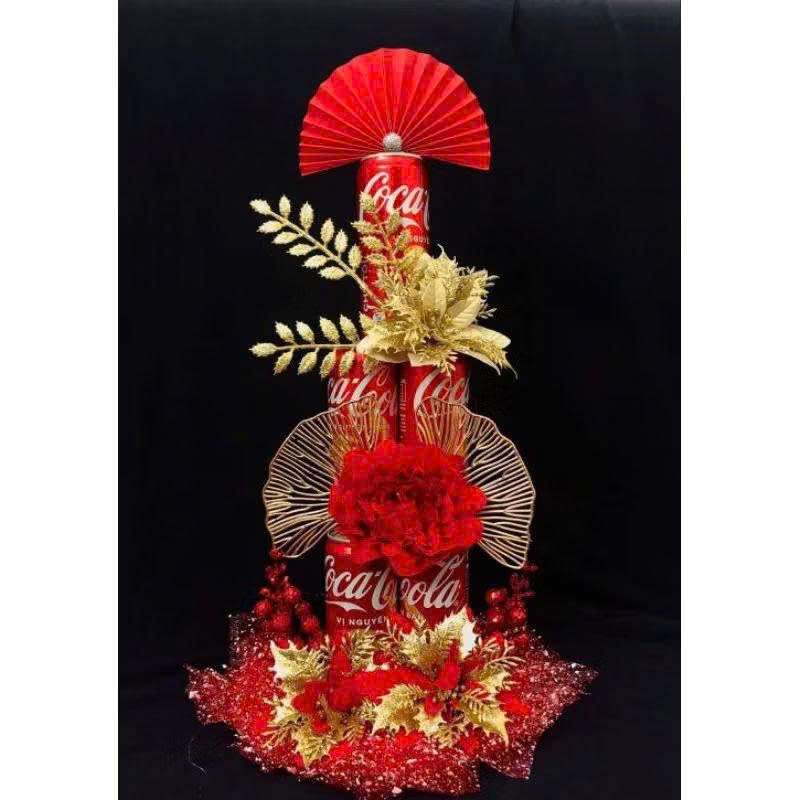 SET PHỤ KIỆN TRANG TRÍ THÁP NƯỚC TẾT XUÂN – MẪU 7