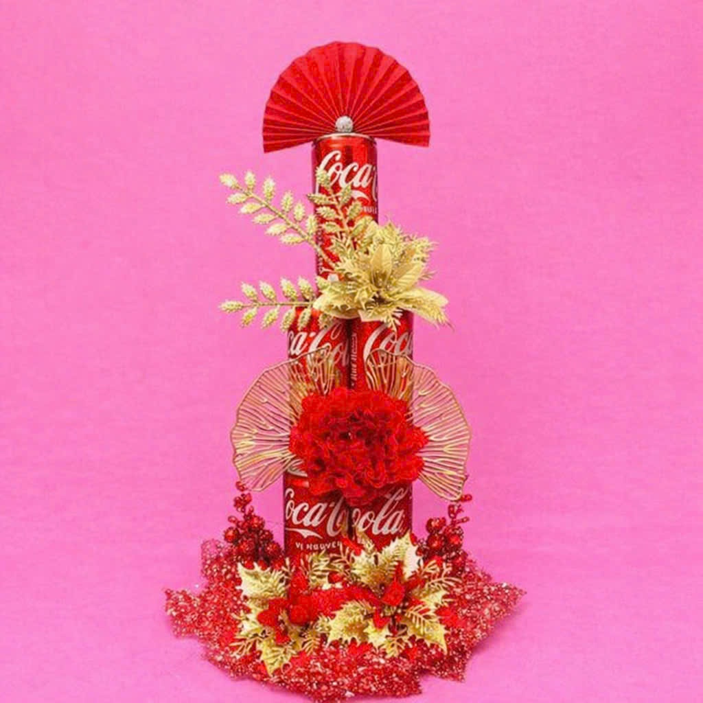 SET PHỤ KIỆN TRANG TRÍ THÁP NƯỚC TẾT XUÂN – MẪU 7