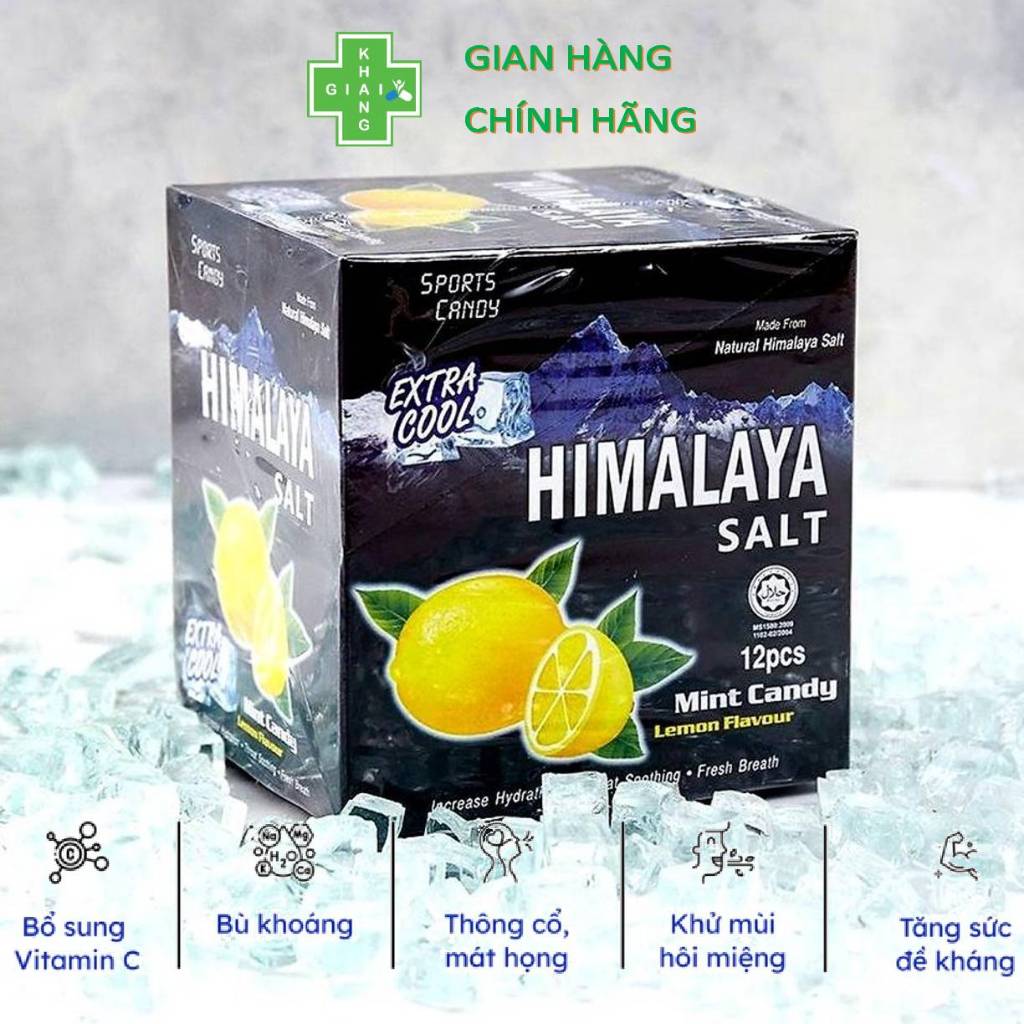 Kẹo ngậm chanh muối vị bạc hà Himalaya Salt Mint Candy (Gói 15g)