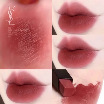 Son The Slim Vỏ Mới 2025 Couture Matte 30 Rouge Rive Gauche Màu Đỏ Hồng Đất Khắc Son Miễn Phí