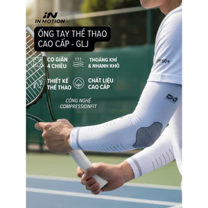 Ống Tay Chống Nắng Thể Thao Chống Nắng Cao Cấp GLJ - Công Nghệ Compression Fit, Thoáng Khí, Co Giãn - In Motion