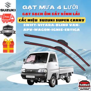 Gạt Mưa Ô Tô SUZUKI GRAND VITARA, SUPER CARRY,BLIND VAN, APV, XL7, ERTIGA,SWIFT,WAGON Gạt Sạch Êm 4l