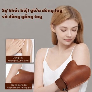 Găng Tay Thoa Kem Body Massage Dưỡng Da | Dụng Cụ Bôi Lotion Kem Dưỡng Thể Chống Dính Tay