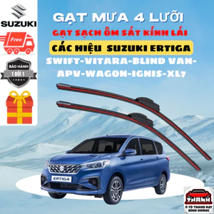 Gạt Mưa Ô Tô SUZUKI ERTIGA, WAGON,SWIFT,BLIND VAN,SUPER,XL7, APV, JIMY,VITARA,CELERIO, Gạt Sạch Êm4l