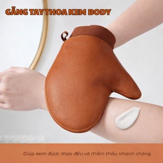 Găng Tay Thoa Kem Body Massage Dưỡng Da | Dụng Cụ Bôi Lotion Kem Dưỡng Thể Chống Dính Tay