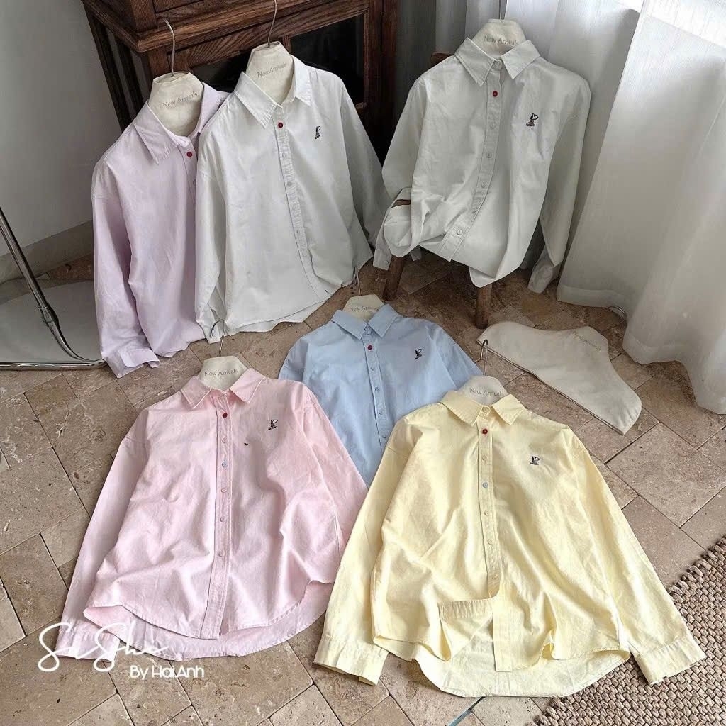 [𝑯𝒂 𝑨𝒏𝒉]Áo Sơ Mi Màu Tang Chó QCL1