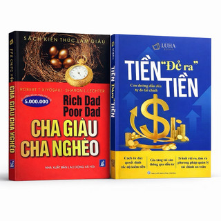 Sách - Combo 2 cuốn: Cha giàu cha nghèo + Tiền đẻ ra tiền - Con đường dẫn đến tự do tài chính