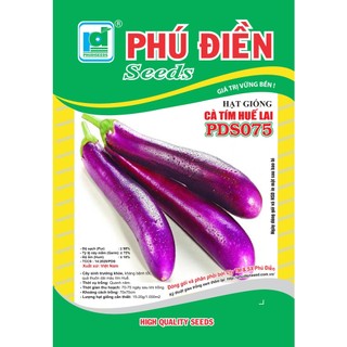 Hạt giống Cà Tím Dài Huế lai F1 , dễ trồng, kháng sâu bệnh tốt, năng xuất cao- gói 2 gam hạt