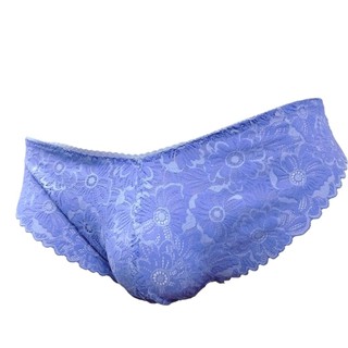 Q316 - Quần tam giác ren hoa xanh FOR MEN