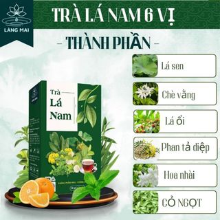 Trà Giảm Mỡ - Làng Mai - Trà Lá Nam Detox thải mỡ bụng, đùi giúp nhẹ người.