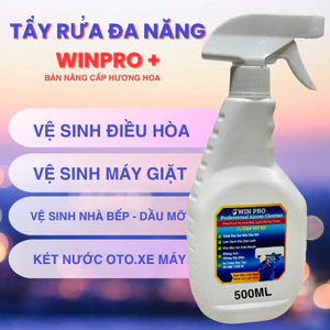 Nước tẩy ĐA NĂNG WINPRO + TẨY RỬA MỌI VẾT BẨN .MÁY GIẶT, MÁY LẠNH, NHÀ BẾP ...... DUNG TÍCH 500ML
