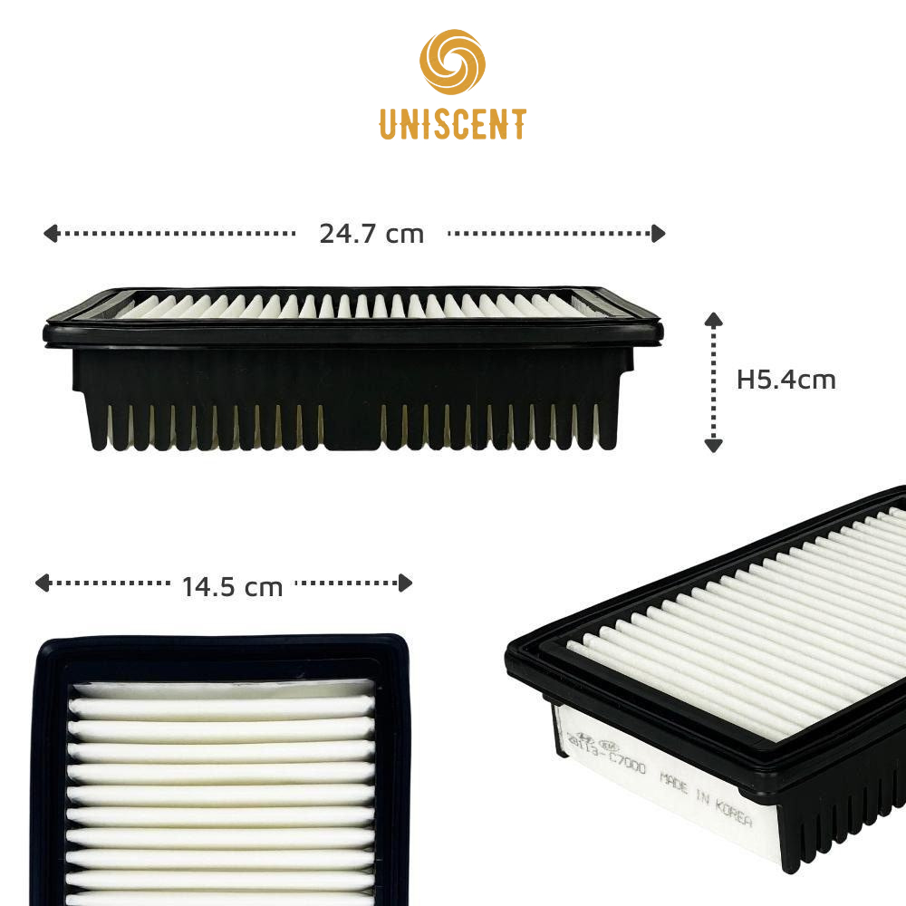 Lọc Gió Động Cơ Accent/ i20/ Seltos 1.8/ Sonet/ Carens/ Venue (28113C7000,28113C8000,28113F9100)
