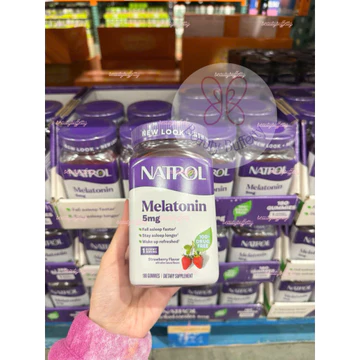 [ĐỦ BILL STORE + AIR] [MẪU MỚI] Natrol Melatonin 5mg/10mg điều hòa giấc ngủ, ngủ ngon, sâu giấc hơn