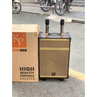 Loa KP-P12 1 Bass 30, 1 Trung, 1 Treble Âm Thanh Mạnh – Bass Sâu, Kết Nối Bluetooth - Usb, Sd Card.