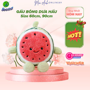 Gấu Bông Dưa Hấu - Thú Nhồi Bông Quả Dưa Hấu Hottrend Quà Tặng Cao Cấp Gấu Bông