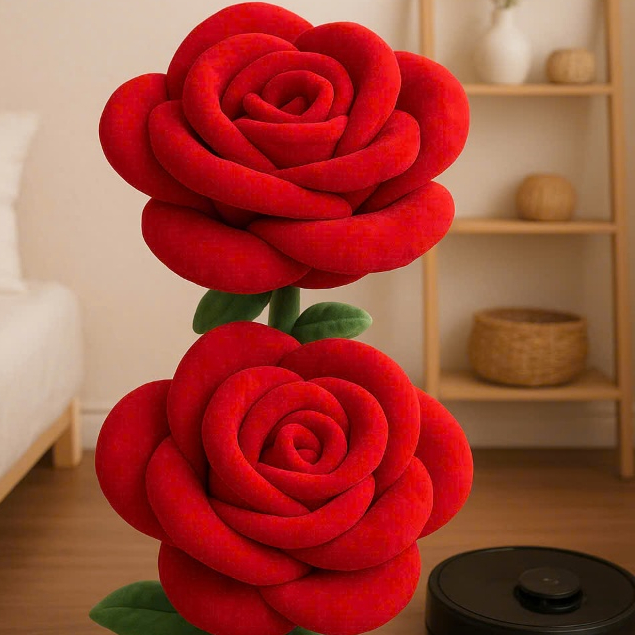 Gấu bông hoa hồng siêu đẹp, hoa hồng vài nhung mềm mịn, Quà tặng dễ thương cho bạn gái, người yêu