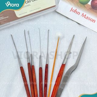 Trọn Bộ Dụng Cụ Lấy Ráy Tai 8 Món Cao Cấp Nhà SOLÉA - Dễ Sử Dụng, An Toàn Tiện Lợi - VIORA SHOP